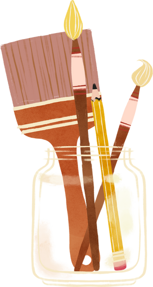 Contemporary Painterly Brushes